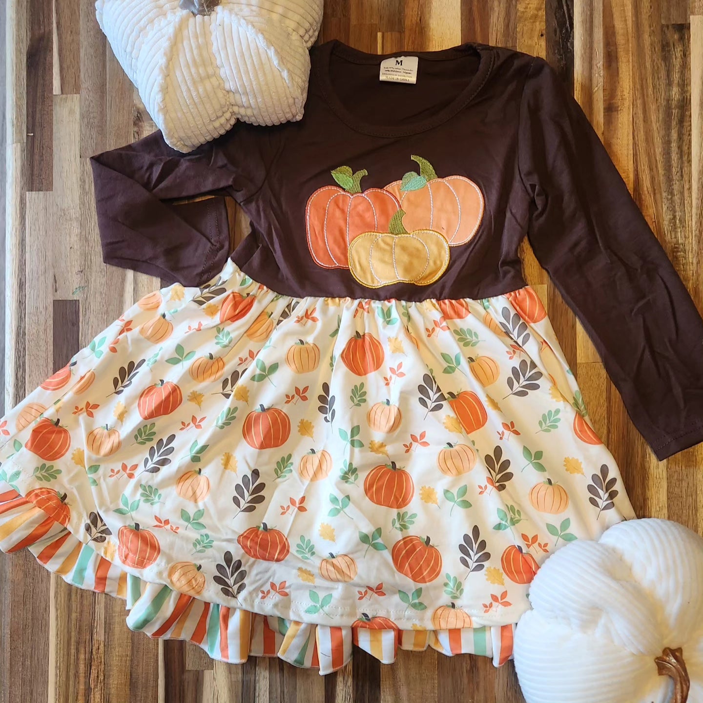 Pumpkin Layered Dress