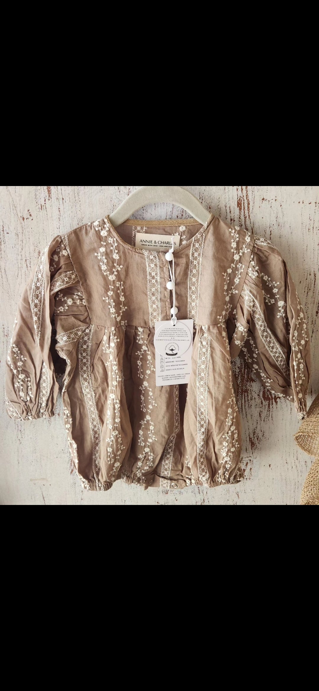 Stone Organic Cotton Bodysuit