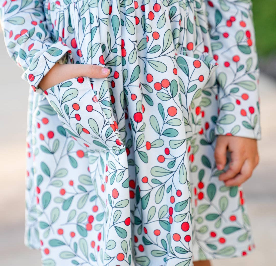 Happy Holly Twirl Dress