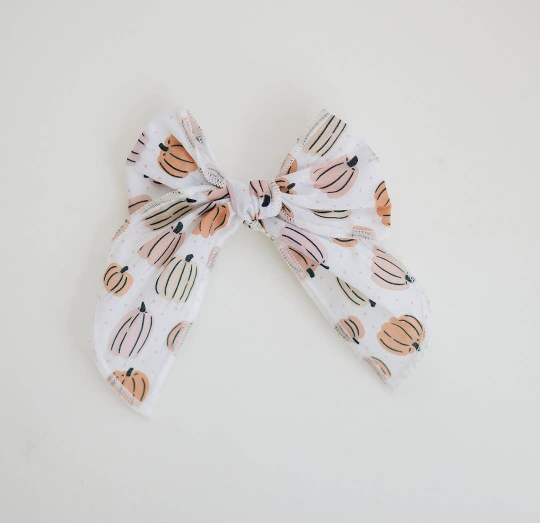 Pumpkin cotton bow