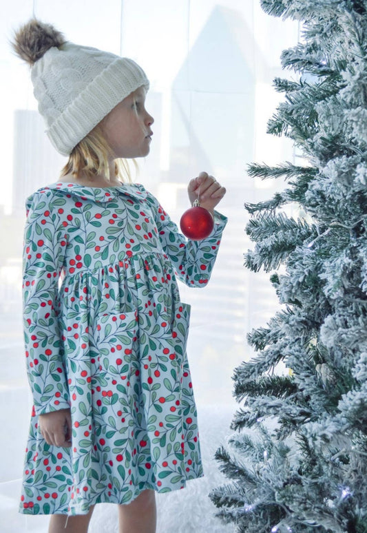 Happy Holly Twirl Dress