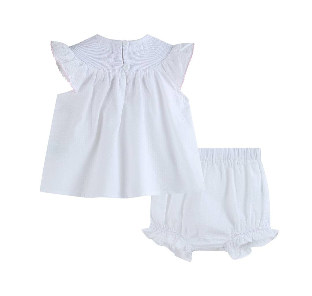 Baby Sister Smocked Set