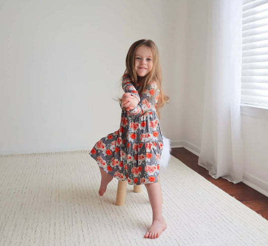 Secret Garden Twirl Dress Bamboo