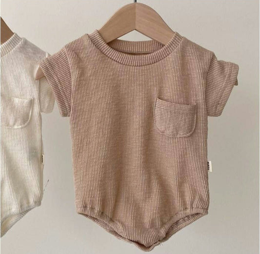 Khaki Cotton Bodysuit