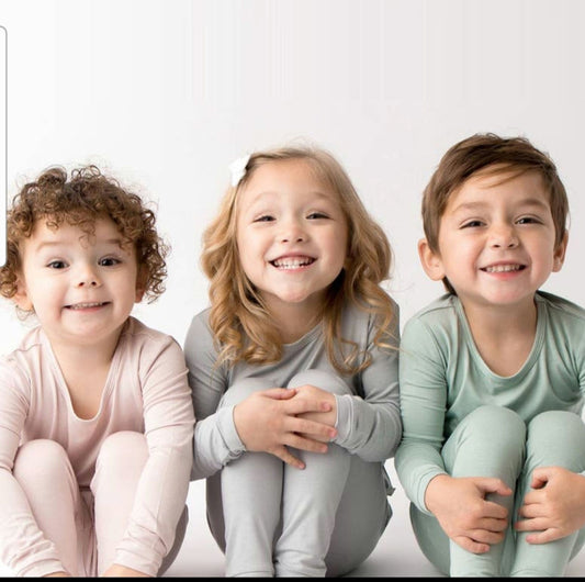Kids Bamboo Pajamas pink