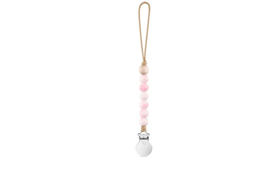 Pink Marble Paci Clip